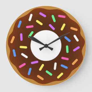 Es ist Krapfen-Stempeluhr Große Wanduhr