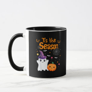 Es ist Kürbis-Retro-Groovy-Vintage-Halloween Tasse
