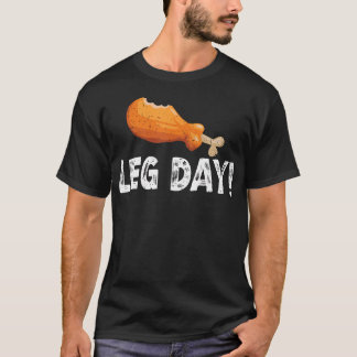 Es ist Leg Day Funny Erntedank Workout Männer Frau T-Shirt