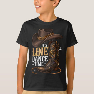 Es ist Line Dance Zeit T-Shirt