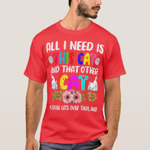 Es ist lustig, dass ich diese Katze und diese ande T-Shirt