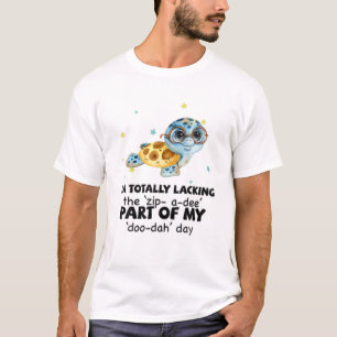 Es ist lustig, dass mir das Zip Turtle-T-Shirt völ T-Shirt