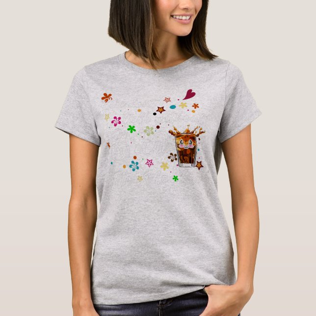 Es ist lustig, dass wir nicht ohne Brew ohne Kaffe T-Shirt (Vorderseite)