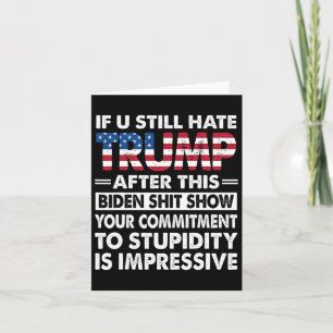 Es ist lustig, wenn wir Trump nach diesem Biden im Karte