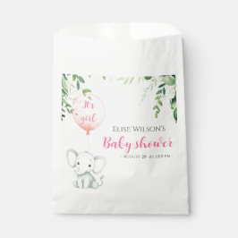 Es ist Mädchen! Niedliches kleines Elefantenbaby m Geschenktütchen