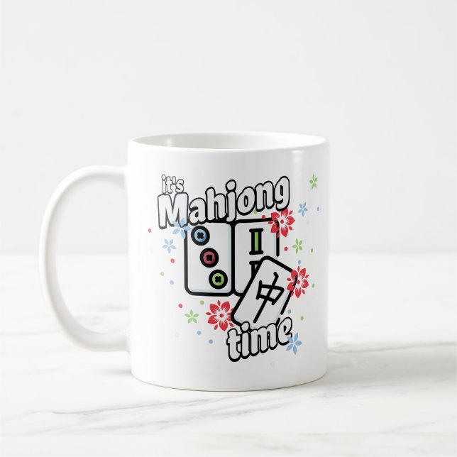 Es ist Mahjong-Zeit! Kaffeetasse (Links)