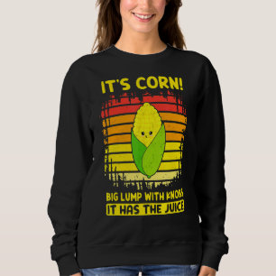 Es ist Mais ein großer Knoten mit Knochen Es hat d Sweatshirt