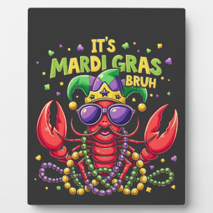 Es ist Mardi Gras Bruh Funny Shrimp New Orleans Fotoplatte