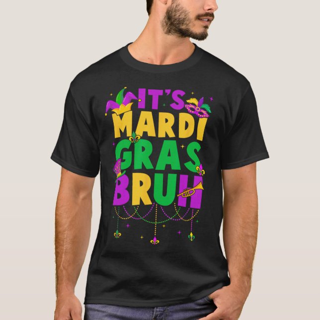 Es ist Mardi Gras Bruh Teens Boys Kids Funny Mardi T-Shirt (Vorderseite)