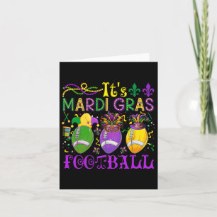 Es ist Mardi Gras Football Player Team Kostüme Mas Karte