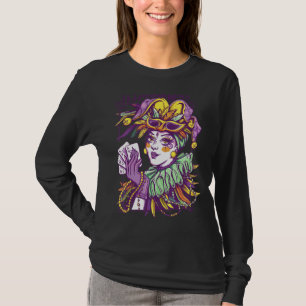 Es ist Mardi Gras Frau Jester Hat Parade Beads Mas T-Shirt