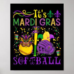 Es ist Mardi Gras Software Player Team Kostüme Mas Poster