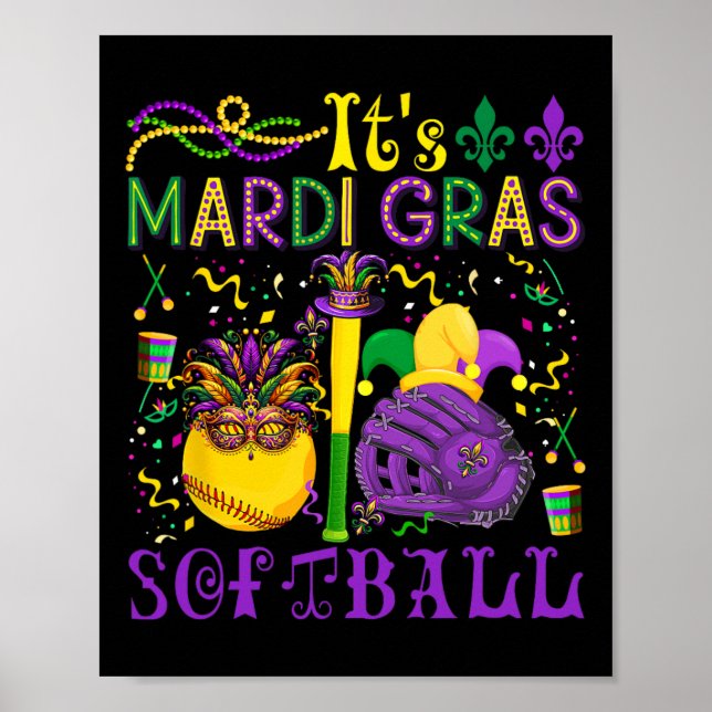 Es ist Mardi Gras Software Player Team Kostüme Mas Poster (Vorne)