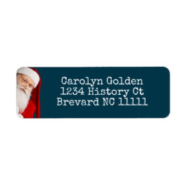 Es ist Me Santa Return Address Label Schreibmaschi
