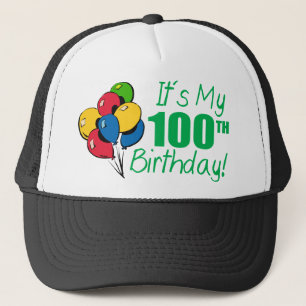 Es ist mein 100. Geburtstag (Ballone) Truckerkappe