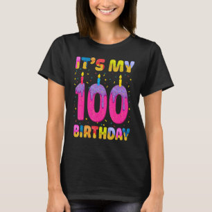 Es ist mein 100. Geburtstagskind Sweet Donut Happy T-Shirt
