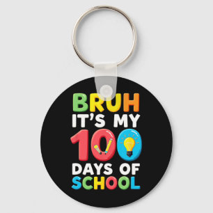 Es ist mein 100. Schultag Schüler Lehrer  Schlüsselanhänger