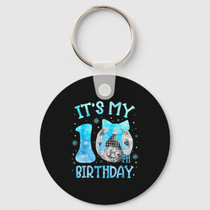 Es ist mein 10. Geburtstag Coquette Bow Disco 10 J Schlüsselanhänger