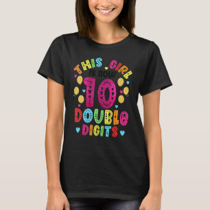 Es ist mein 10. Geburtstag, dieses Mädchen ist jet T-Shirt