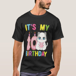 Es ist mein 10. Geburtstag Mädchen 10 Jahre alte R T-Shirt