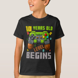 Es ist mein 10. Geburtstag Pixel Gaming Controller T-Shirt