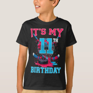 Es ist mein 11. Geburtstag Hockey 11 Jahre alter E T-Shirt