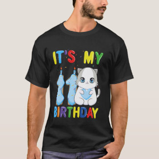 Es ist mein 11. Geburtstag Junge 11 Jahre alte Rag T-Shirt