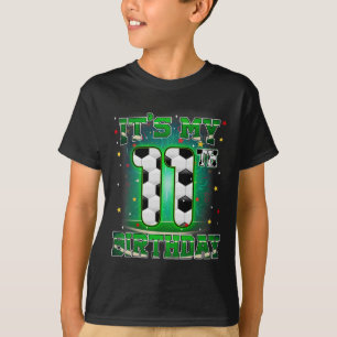 Es ist mein 11. Geburtstag Junge Fußball 11 Jahre  T-Shirt