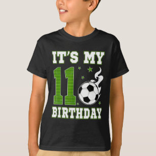 Es ist mein 11. Geburtstag Junge Fußball Fußll 11 T-Shirt