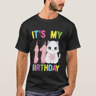 Es ist mein 11. Geburtstag Mädchen 11 Jahre alte R T-Shirt