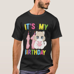 Es ist mein 11. Geburtstag Mädchen 11-jähriges Rag T-Shirt