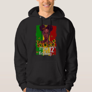 Es ist mein 12. Geburtstag 12 Jahre alter schwarze Hoodie