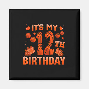 Es ist mein 12. Geburtstag Bysketbyll Boys Girls 1 Magnet