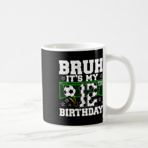 Es ist mein 12. Geburtstag Jungen-Fußball 12 Jahre Kaffeetasse
