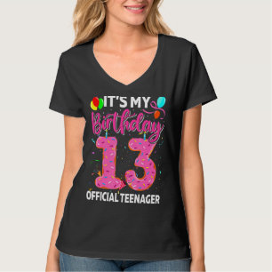 Es ist mein 13. Geburtstag Donut Doughnut Boy Girl T-Shirt