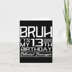 Es ist mein 13. Geburtstag Teenager Jungen Mädchen Karte