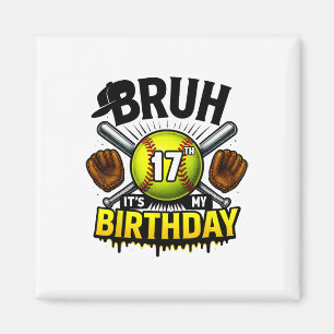 Es ist mein 17. Geburtstag Softll Jungen 17 Jahre Magnet