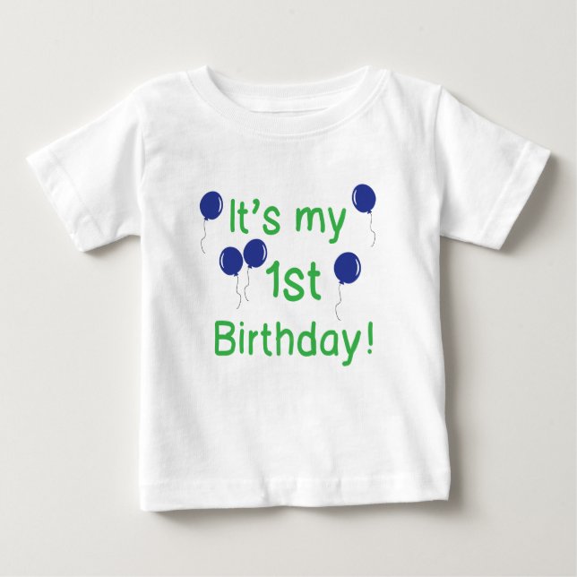 Es ist mein 1. Geburtstag Baby T-shirt (Vorderseite)
