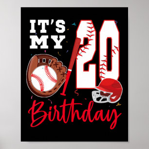 Es ist mein 20. Geburtstag 20-jähriger Bysebyll-Sp Poster