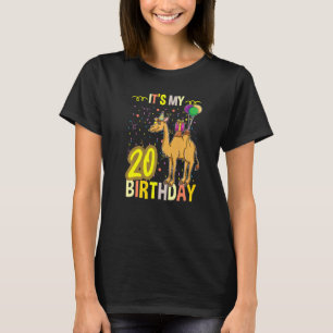 Es ist mein 20. Geburtstag Kamel Dromedar T-Shirt