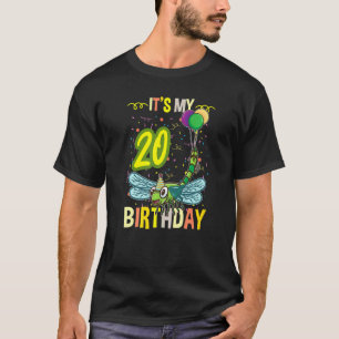 Es ist mein 20. Geburtstag Libelle Insekt T-Shirt