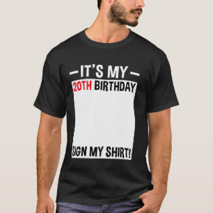 Es ist mein 20. Geburtstag Mein Shirt 20 Jahre alt