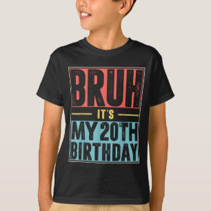 Es ist mein 20. Geburtstag Shirt 20 Jahre alt Gebu