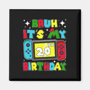 Es ist mein 20. Geburtstag Videospiel 20 Jahre alt Magnet