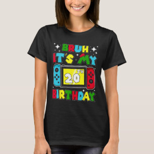Es ist mein 20. Geburtstag Videospiel 20 Jahre alt T-Shirt