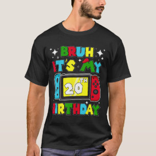 Es ist mein 20. Geburtstagsvideospiel 20 Jahre alt T-Shirt