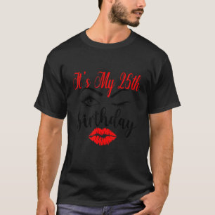 Es ist mein 25. Geburtstagsgeschwür und meine rote T-Shirt