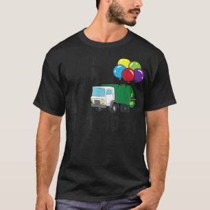 Es ist mein 2. Geburtstag Garbage Truck Müllwagen T-Shirt