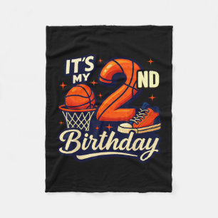 Es ist mein 2. Geburtstag Sketll Liebhaber 2 Jahre Fleecedecke