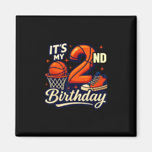 Es ist mein 2. Geburtstag Sketll Liebhaber 2 Jahre Magnet